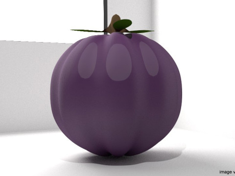 Fruit - Mangosteen 3Dモデル