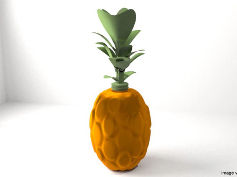 Obst - Ananas 3D Modell