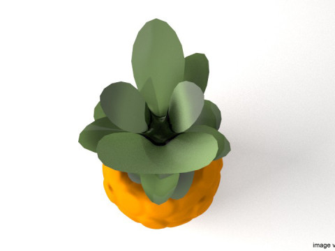 Fruit - Pineapple 3Dモデル
