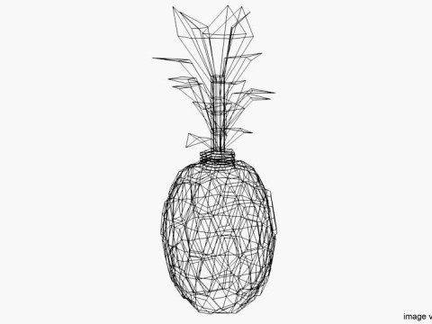 Fruit - Pineapple 3Dモデル