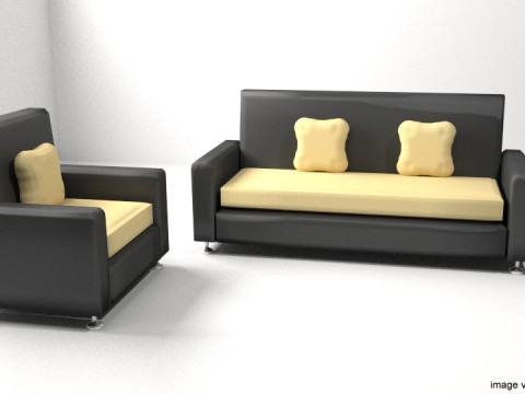 Sofa Set - Type 1 3Dモデル