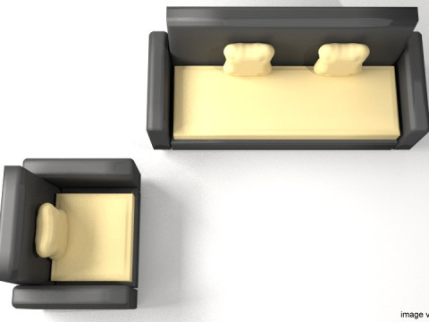 Sofa Set - Type 1 3Dモデル