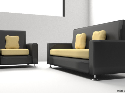 Sofa Set - Type 1 3Dモデル