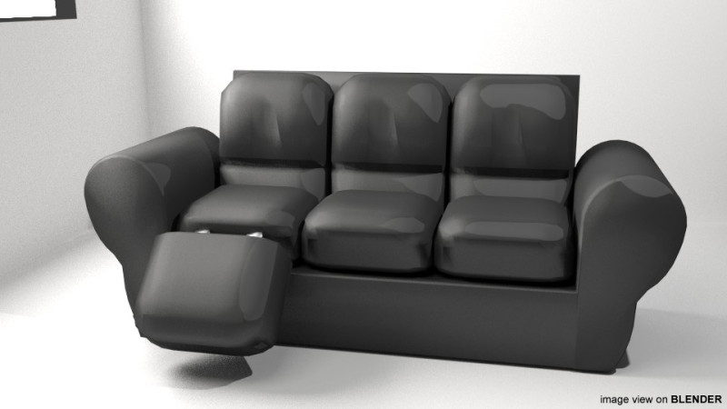 Sofa Set - Type 2 3D Model .c4d .max .obj .3ds .fbx .stl .blend 