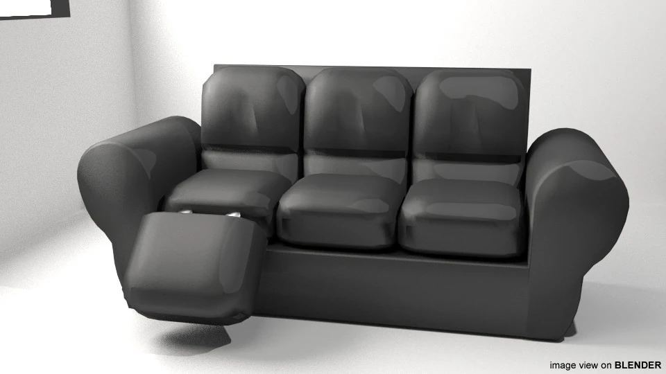 Sofa Set - Type 2 3D Model .c4d .max .obj .3ds .fbx .stl .blend 