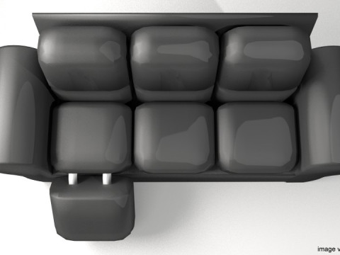 Sofa Set - Type 2 3D Model