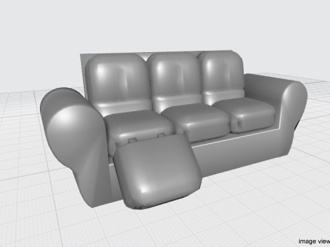 Sofa Set - Type 2 3D Model