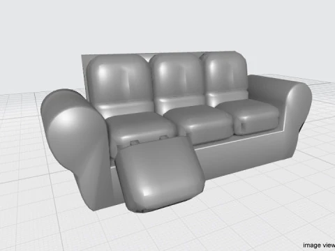 Sofa Set - Type 2 3D Model
