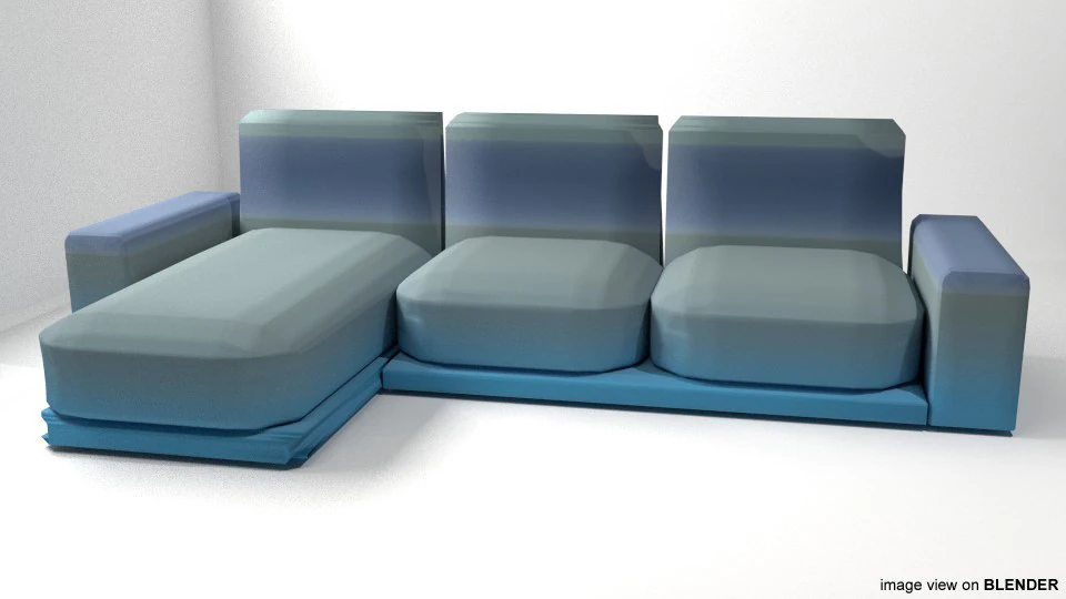 Sofa Set - Type 4 3D Model .c4d .max .obj .3ds .fbx .stl .blend 