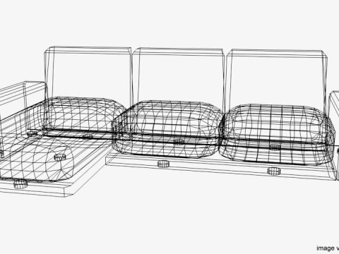 Sofa Set - Type 4 3Dモデル