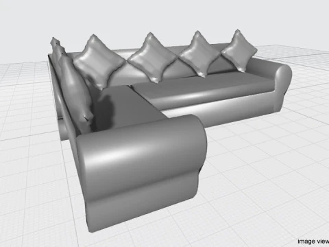 Sofa Set - Type 5 3D Model