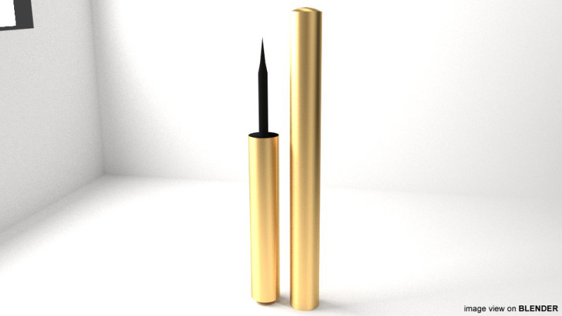 Cosmetic - Eyeliner 3Dモデル .c4d .max .obj .3ds .fbx .stl .blend 