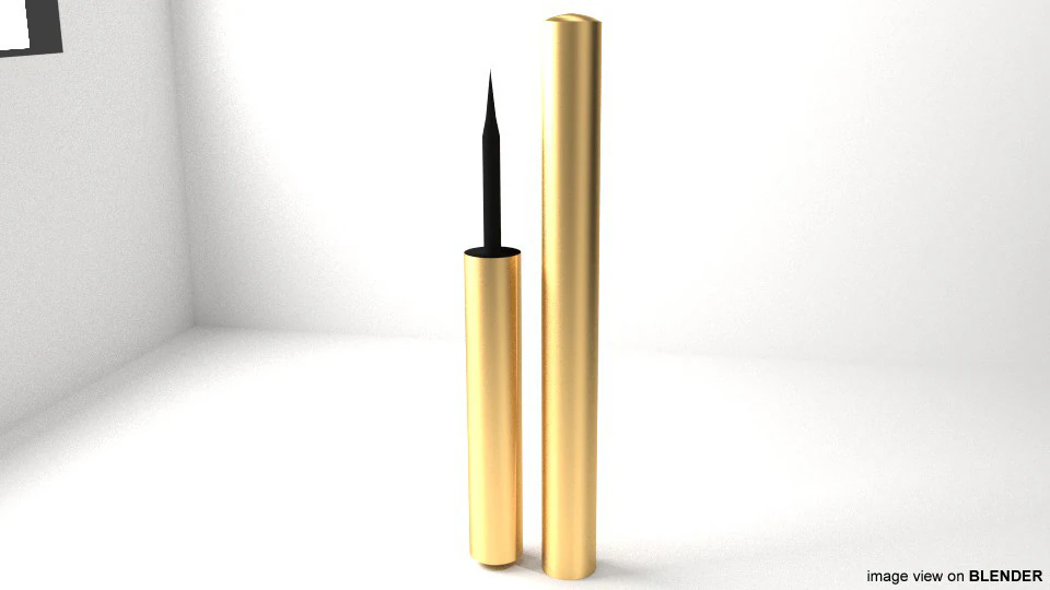 Cosmetic - Eyeliner 3D Model .c4d .max .obj .3ds .fbx .stl .blend 