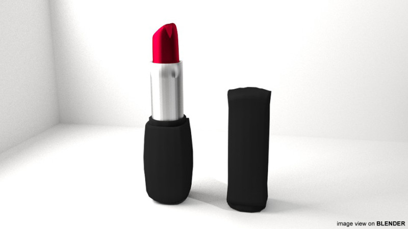 Cosmetic - Lipstick Type 3 3D 模型 .c4d .max .obj .3ds .fbx .stl .blend 