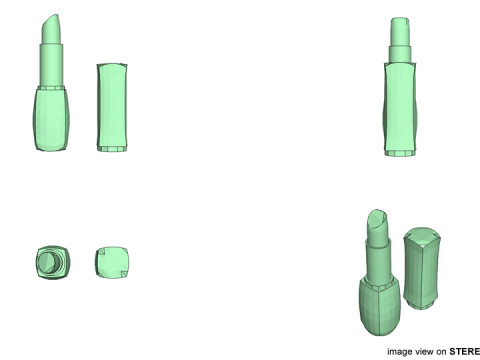 Cosmetic - Lipstick Type 3 3D 模型