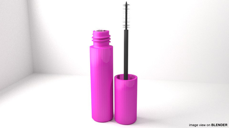 Cosmetic - Mascara Type 1 3Dモデル .c4d .max .obj .3ds .fbx .stl .blend 