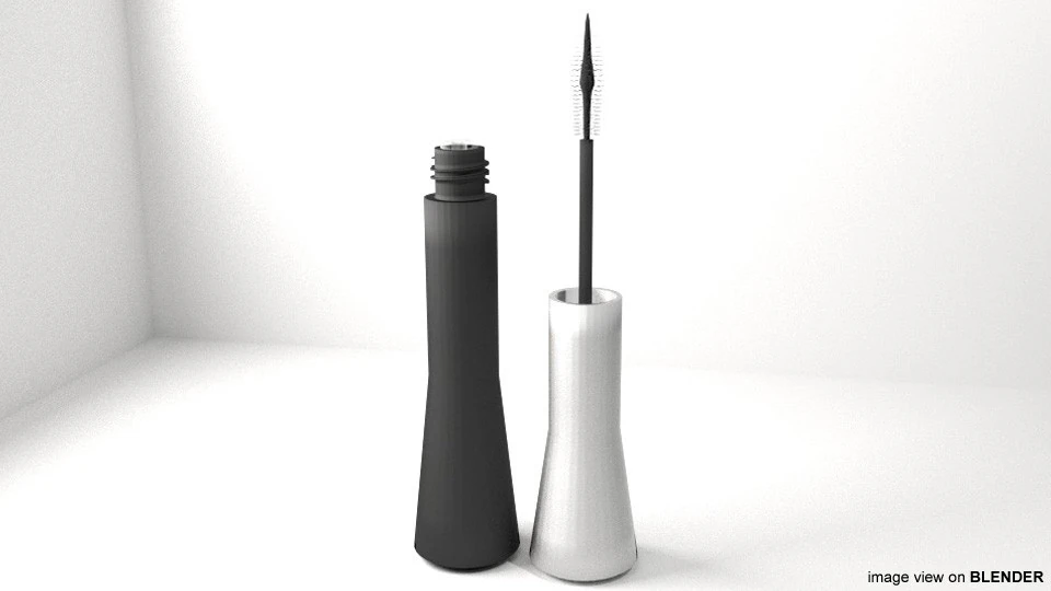 Cosmetic - Mascara Type 2 3D Model .c4d .max .obj .3ds .fbx .stl .blend 