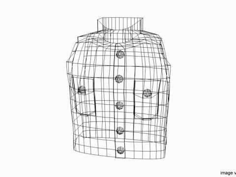 Armour Vest - Type 1 3D 모델