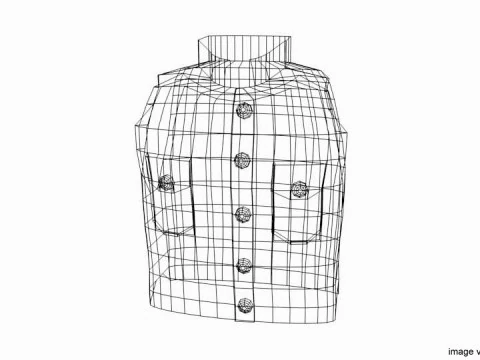 Armour Vest - Type 1 3D Model