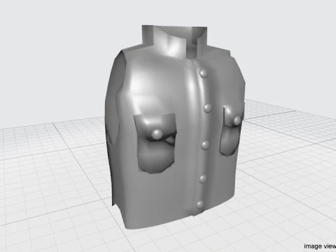 Armour Vest - Type 1 3D Model