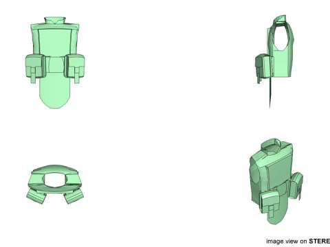 Armour Vest - Type 2 3D Model
