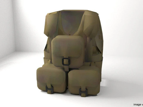 Rompi Armor - Tipe 3 Model 3D