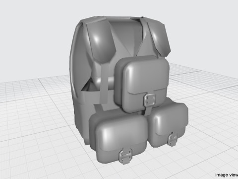 Armour Vest - Type 3 3Dモデル