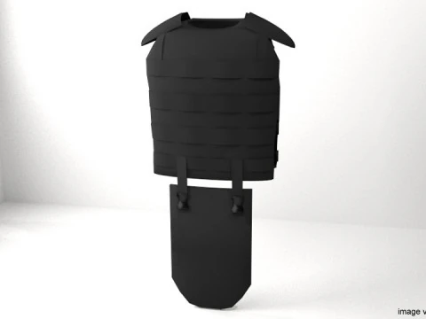 Giubbotto corazzato - Tipo 4 Modello 3D