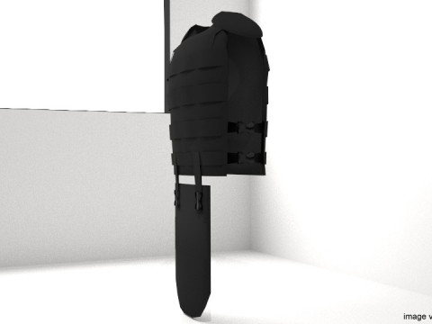 Armour Vest - Type 4 3D 모델