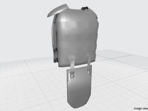 Armour Vest - Type 4 3D 모델