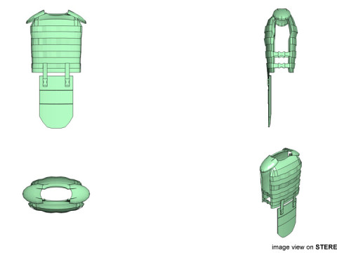 Armour Vest - Type 4 3D 모델