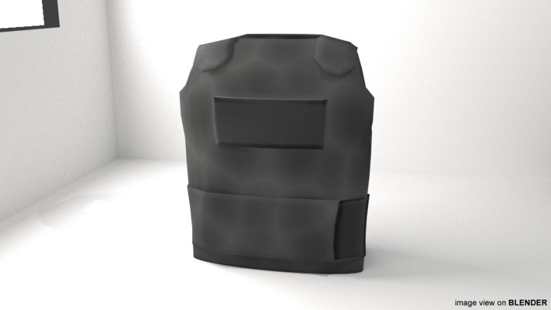 Armour Vest - Type 5 3Dモデル .c4d .max .obj .3ds .fbx .stl .blend 