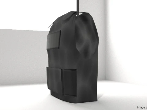Armour Vest - Type 5 3D Model