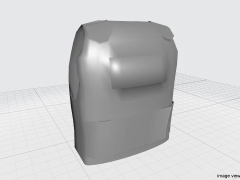 Armour Vest - Type 5 3D Model