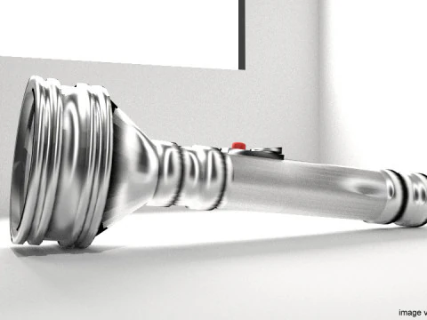 Flashlight - Type 1 3D Model