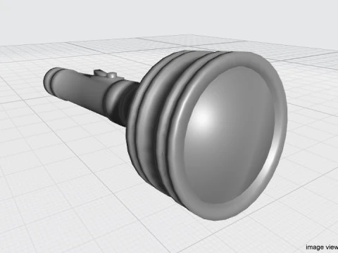 Flashlight - Type 1 3D Model