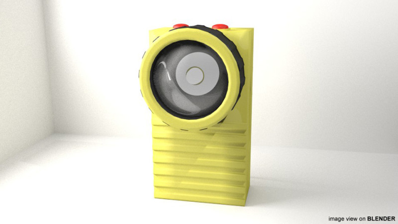 Flashlight - Type 2 3Dモデル .c4d .max .obj .3ds .fbx .stl .blend 