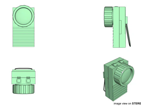 Flashlight - Type 2 3D Model