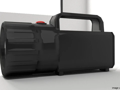 Flashlight - Type 4 3D Model