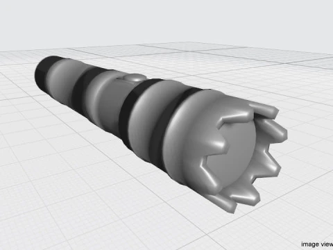 Flashlight - Type 5 3D Model