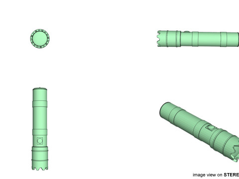 Flashlight - Type 5 3D-Modell