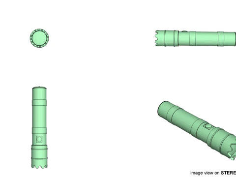 Flashlight - Type 5 3D Model