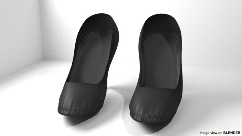High-heeled Shoe - Type 1 3Dモデル .c4d .max .obj .3ds .fbx .stl .blend