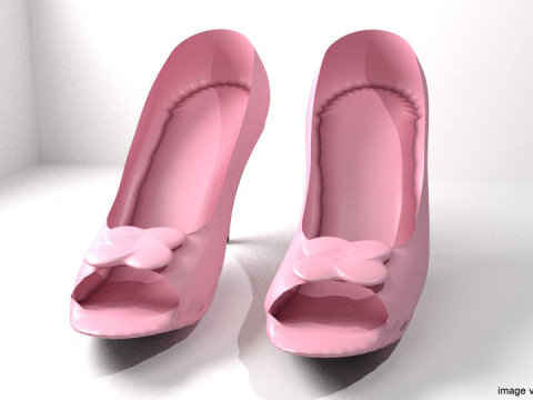 High-heeled Shoe - Type 3 3Dモデル