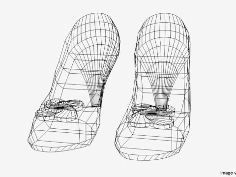 High-heeled Shoe - Type 3 3D Model