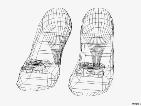 High-heeled Shoe - Type 3 3D Model