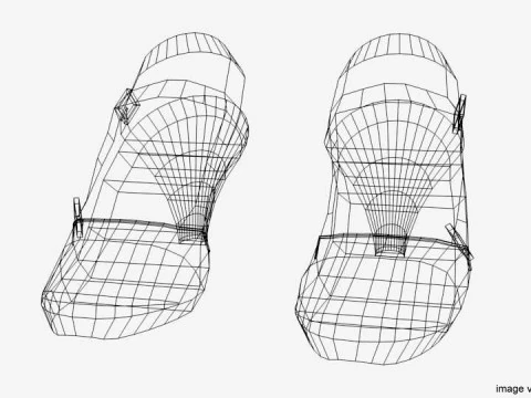 ハイヒール - タイプ 4 3Dモデル