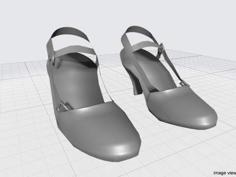 High-heeled Shoe - Type 4 3Dモデル