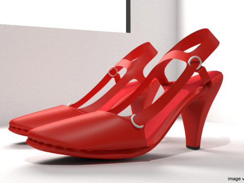 High-heeled Shoe - Type 4 3Dモデル