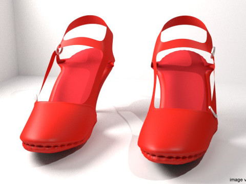 High-heeled Shoe - Type 4 3Dモデル